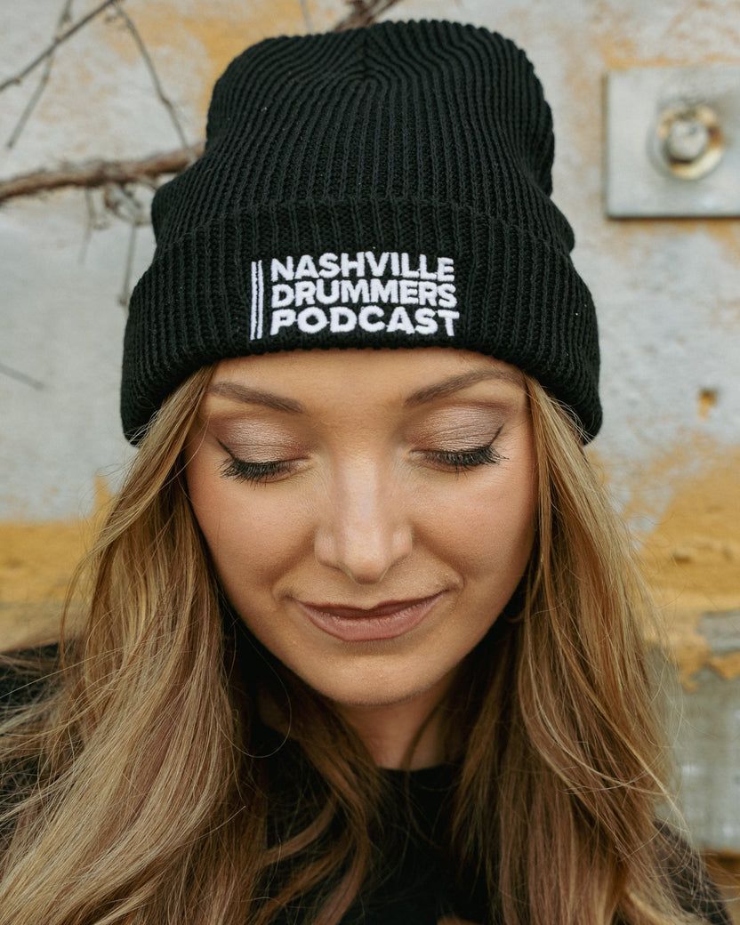 Nashville Drummers Podcast Beanie "Black"
