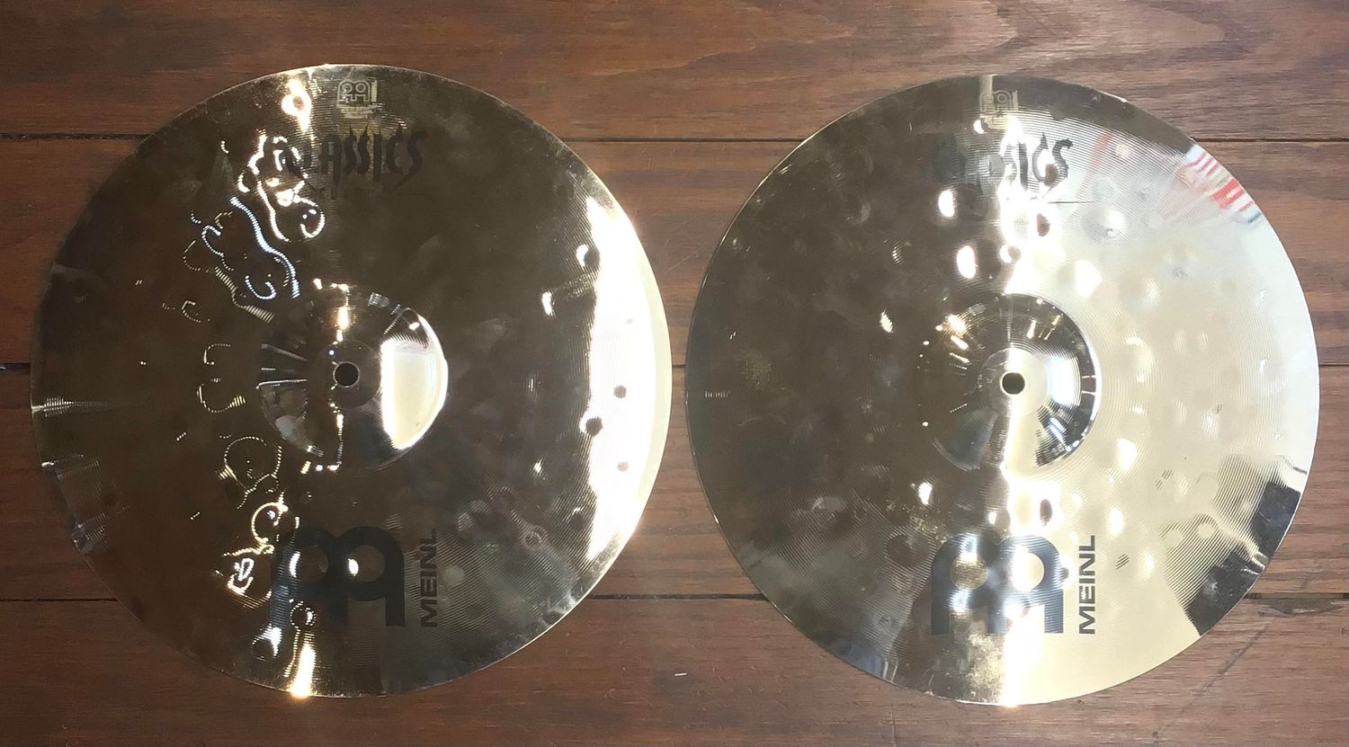 USED Meinl Classics Custom 14" Extreme Metal Hi-Hat Cymbals (Pair)