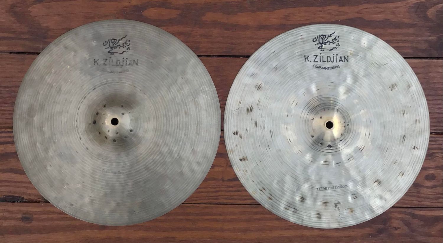 USED Zildjian K Constantinople 14" Hi-Hat Cymbals (Pair)