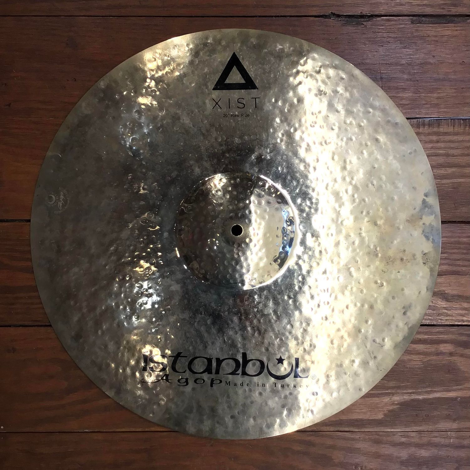 USED Istanbul Agop XIST 20" Raw Ride (Brilliant)