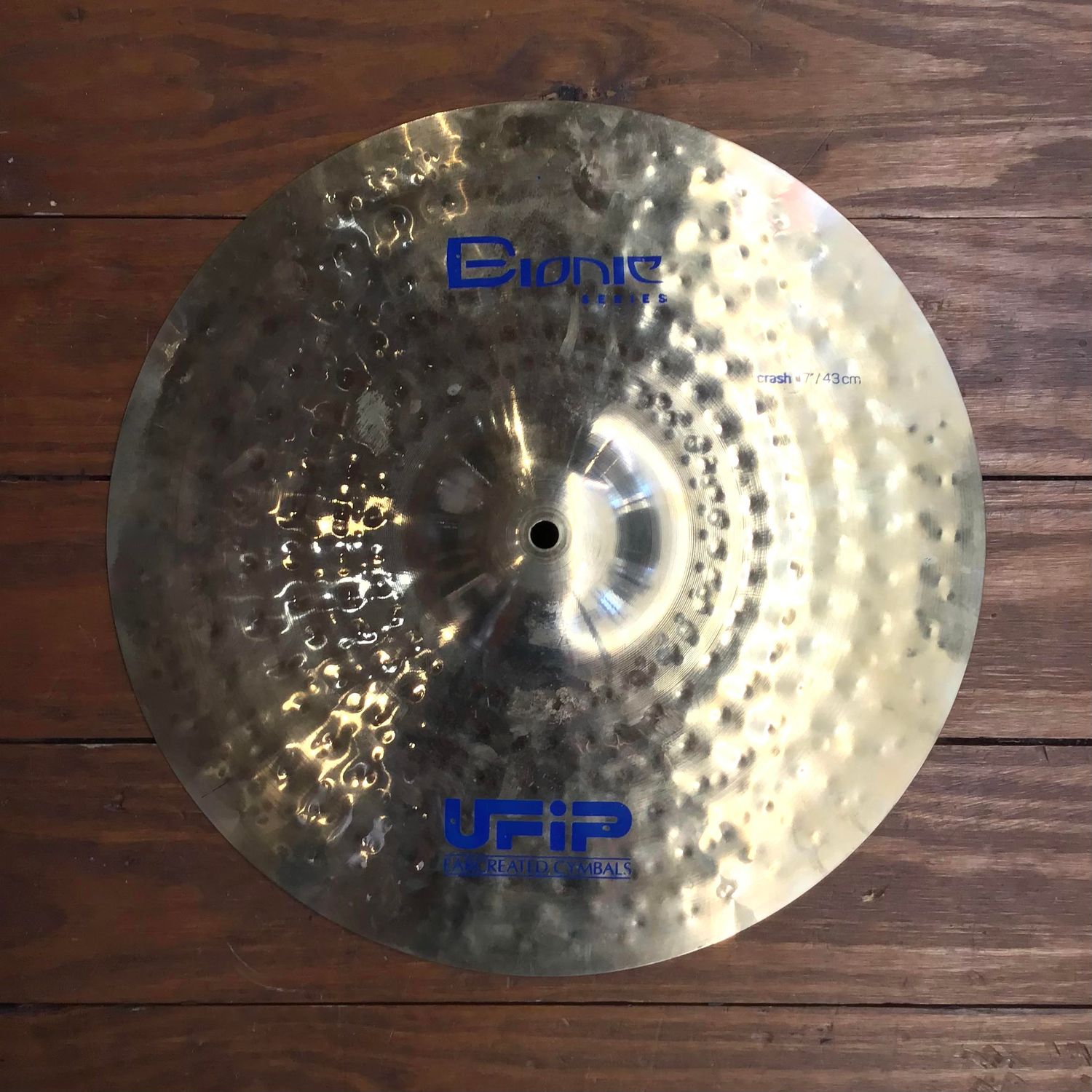 USED UFIP Bionic Series 17" Crash Cymbal