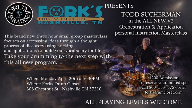 TODD SUCHERMAN MASTERCLASS 2026