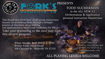 TODD SUCHERMAN MASTERCLASS 2026