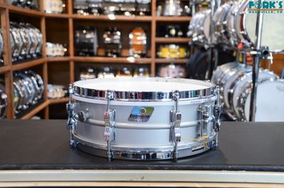 1970's Ludwig Acrolite 5x14 Snare Drum w/ single flanged hoops & claws