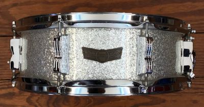 USED Ludwig Club Date 5x14 Snare Drum - "Silver Sparkle"