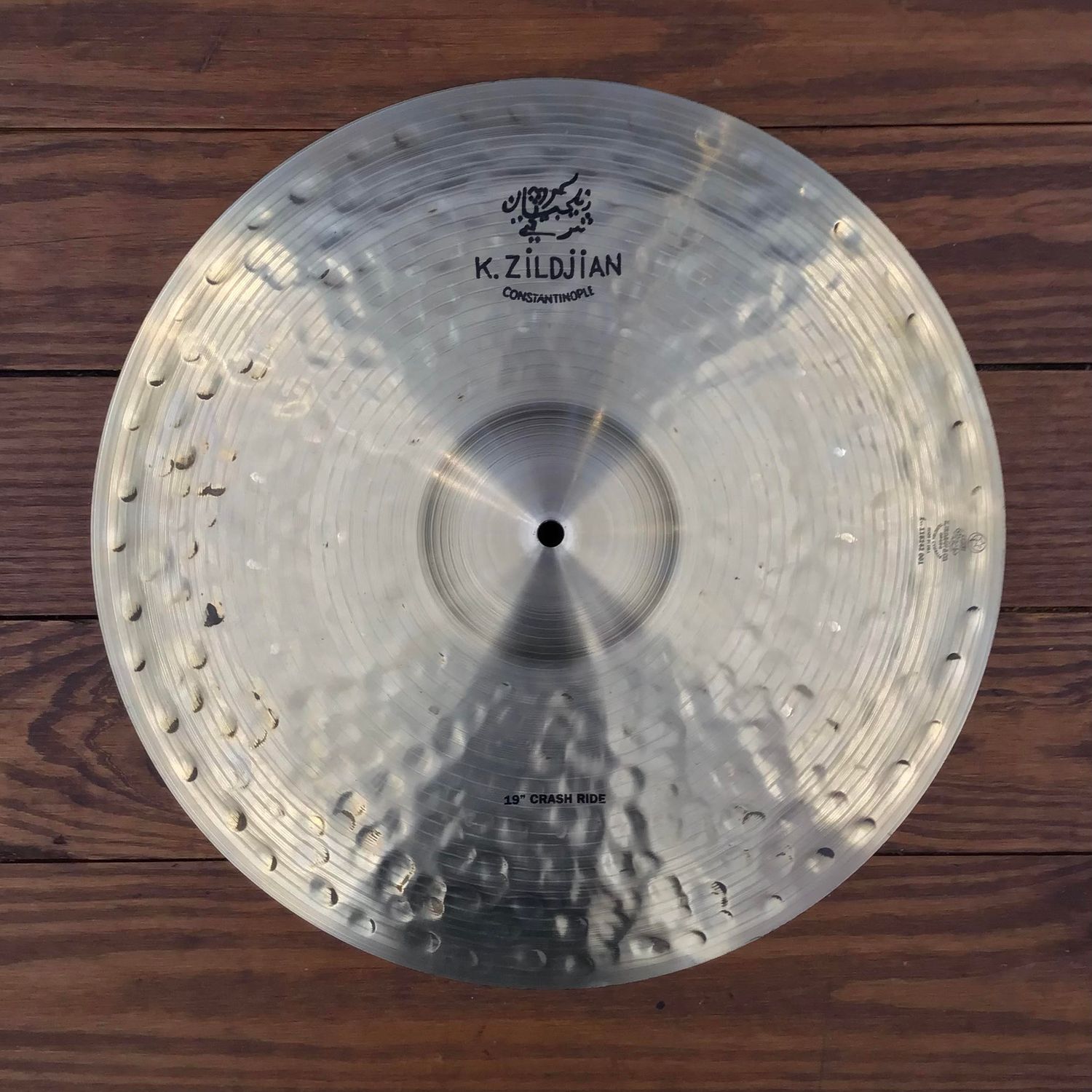 USED Zildjian K Constantinople 19" Crash Ride Cymbal (1605g)