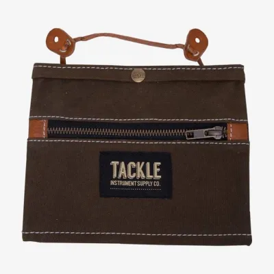 Tackle Instrument Supply, Waxed Canvas Gig Pouch - Brown