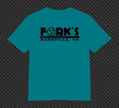 Fork's T-Shirt - Classic Teal