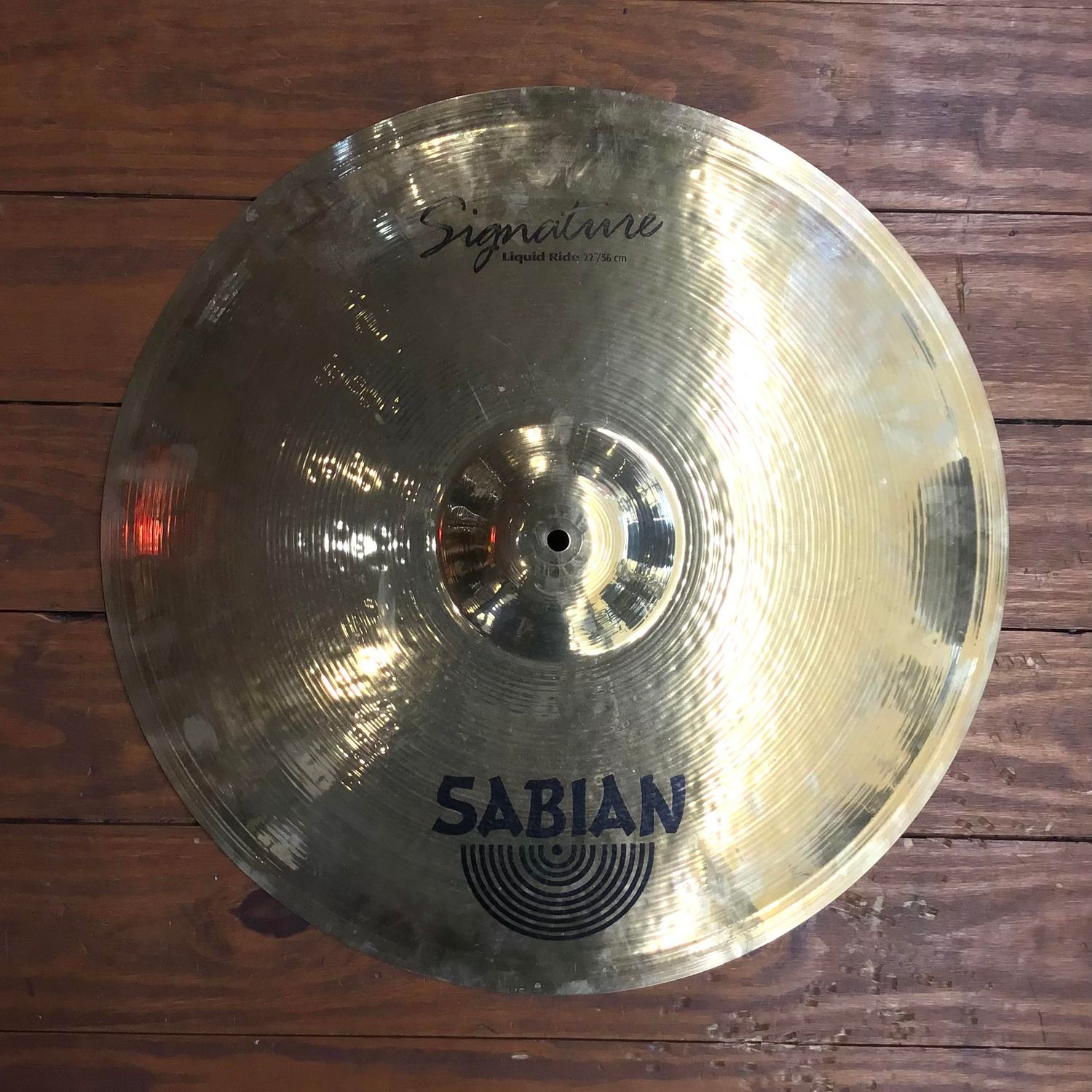 USED Sabian Chester Thompson Signature 22" Liquid Ride Cymbal