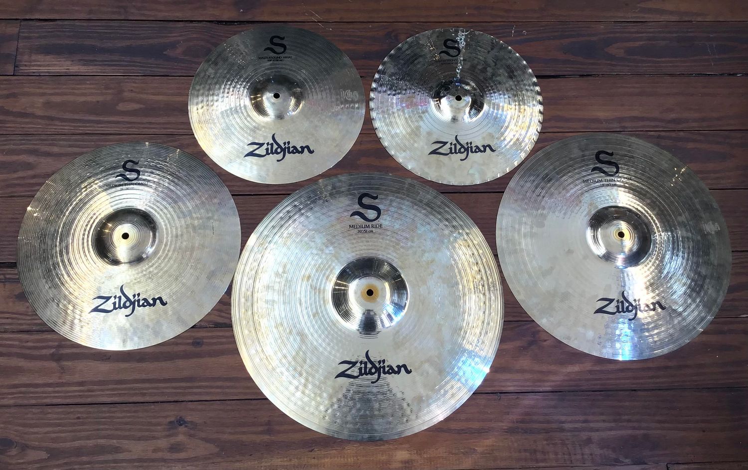 USED Zildjian S Family Performer Cymbal Pack