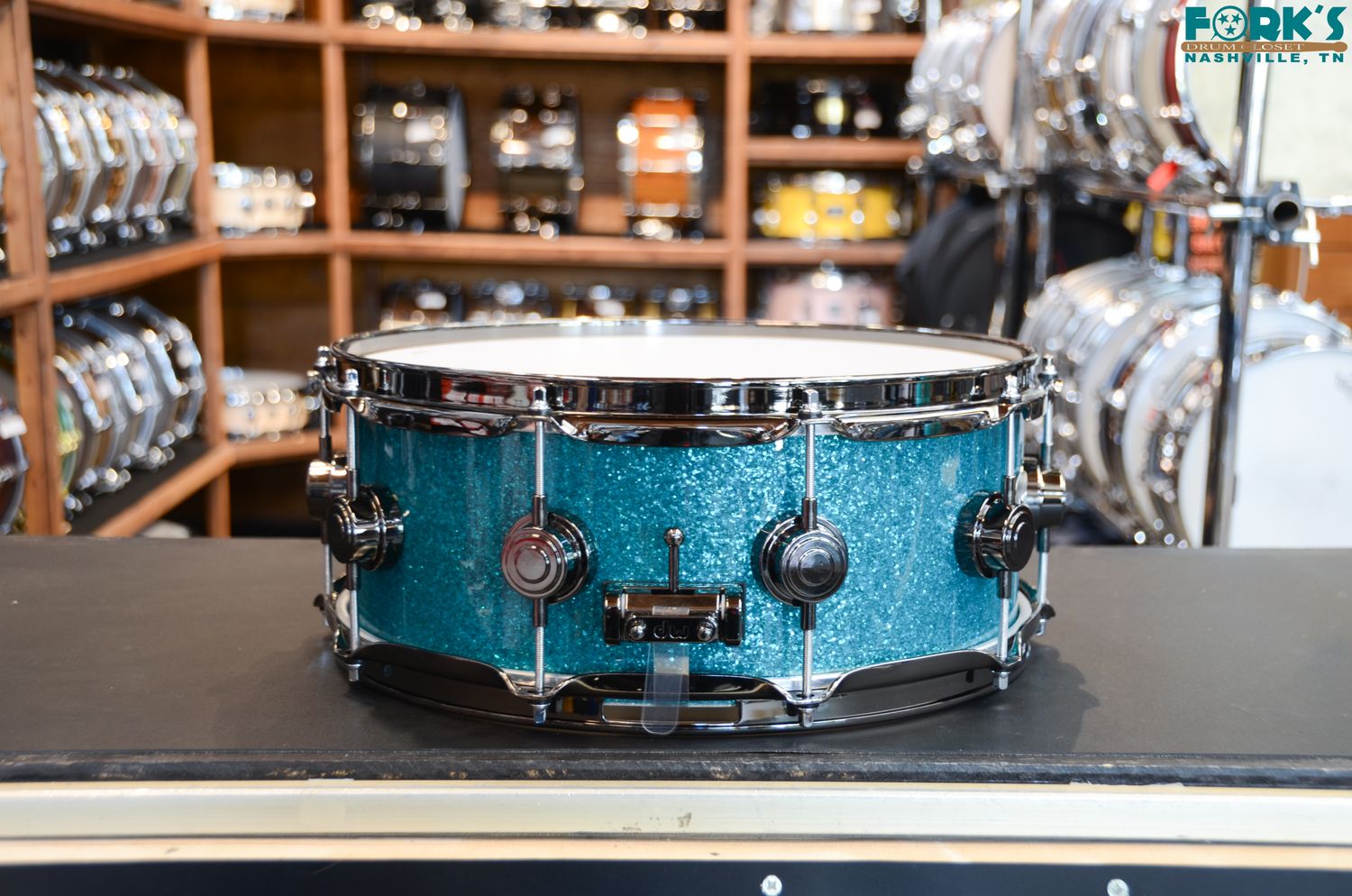 DW Collectors Maple/Mahogany 5.5x14 Snare Drum - 