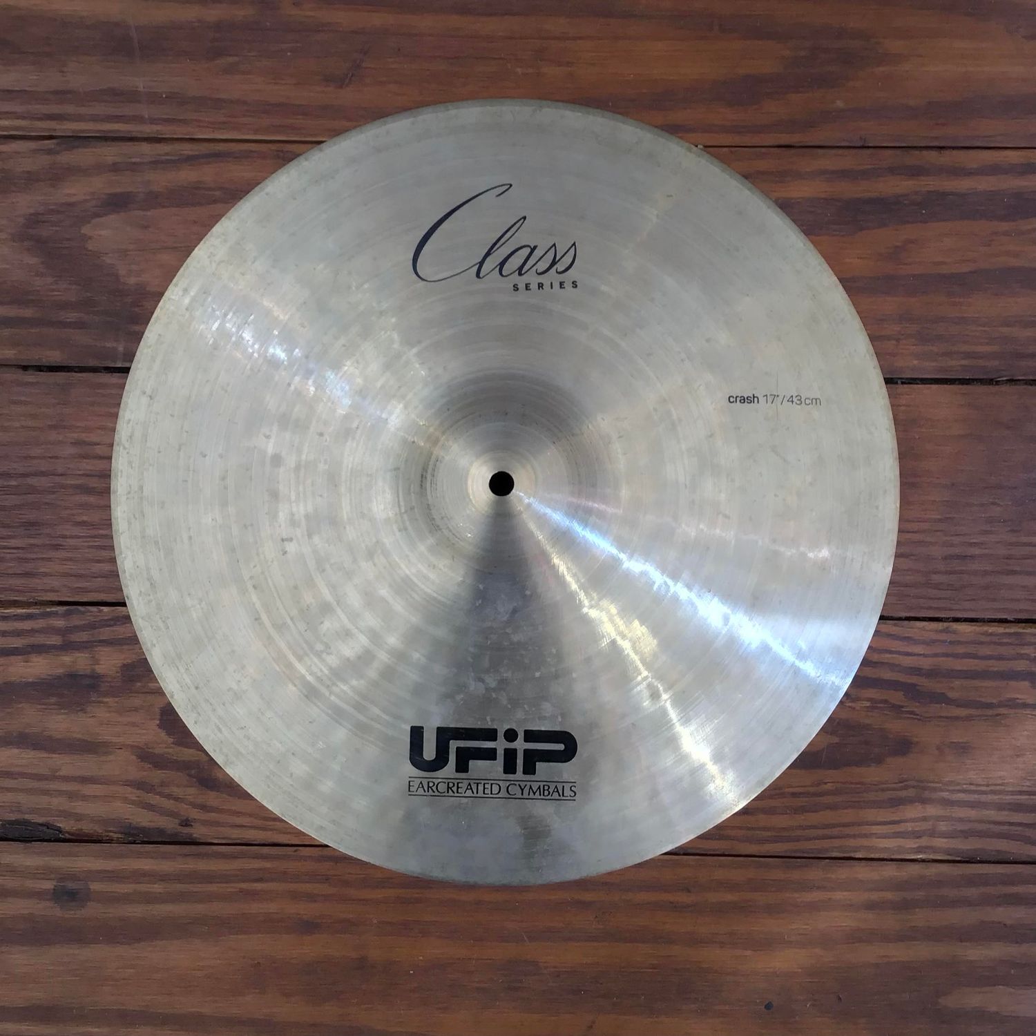 USED UFIP Class Series 17" Crash Cymbal