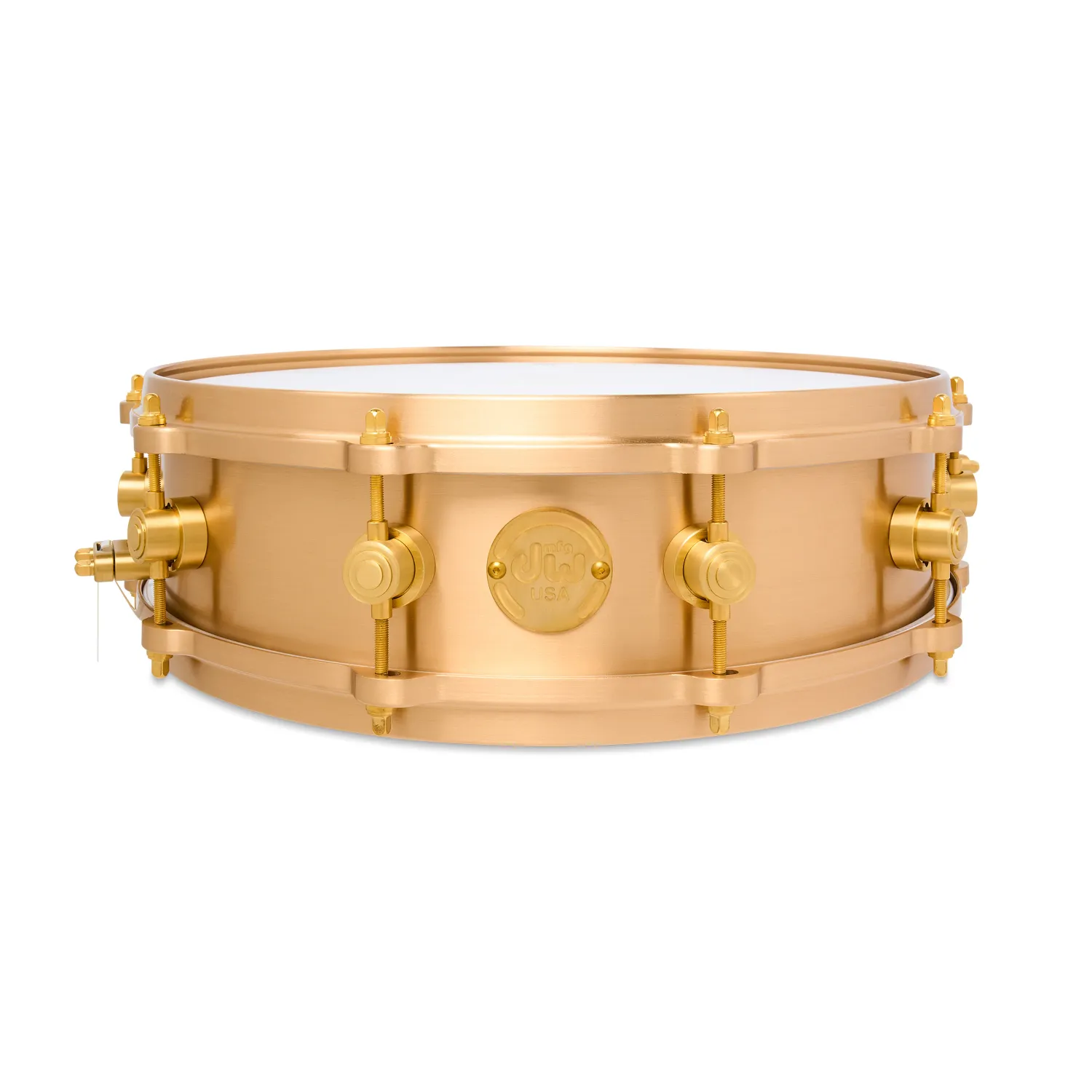 DW Collectors 4x14 True Cast Snare w/ Flight Case