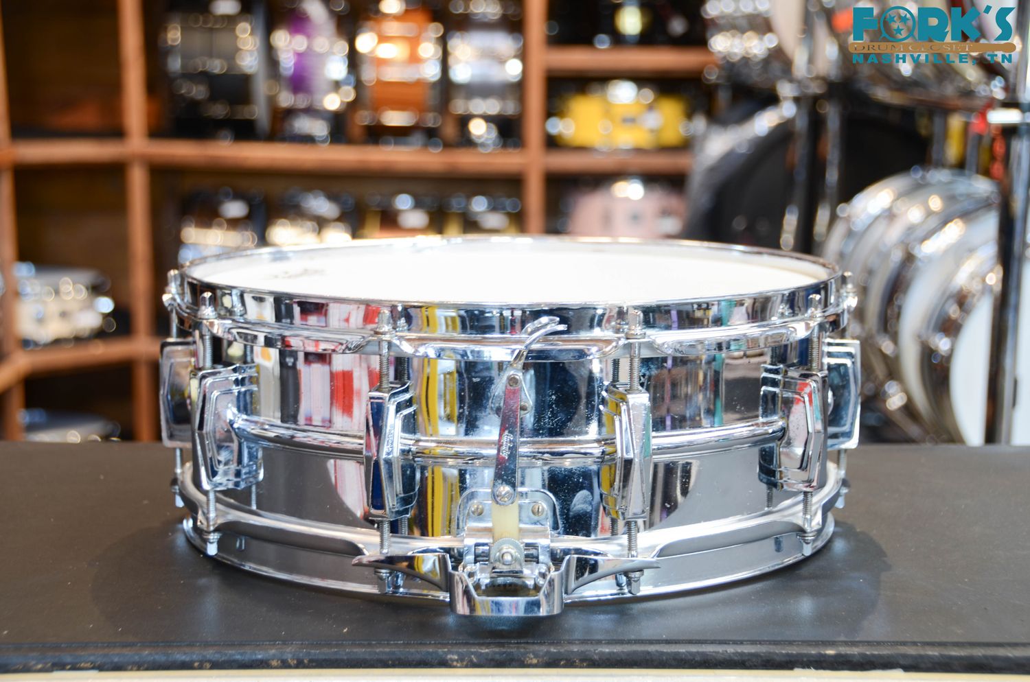 Pre-Serial 1962 Ludwig 5x14 Super Sensitive Chrome over Brass