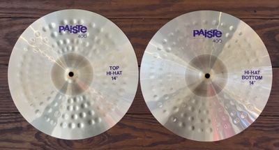 USED Paiste 400 14" Hi-Hat Cymbals (Pair)