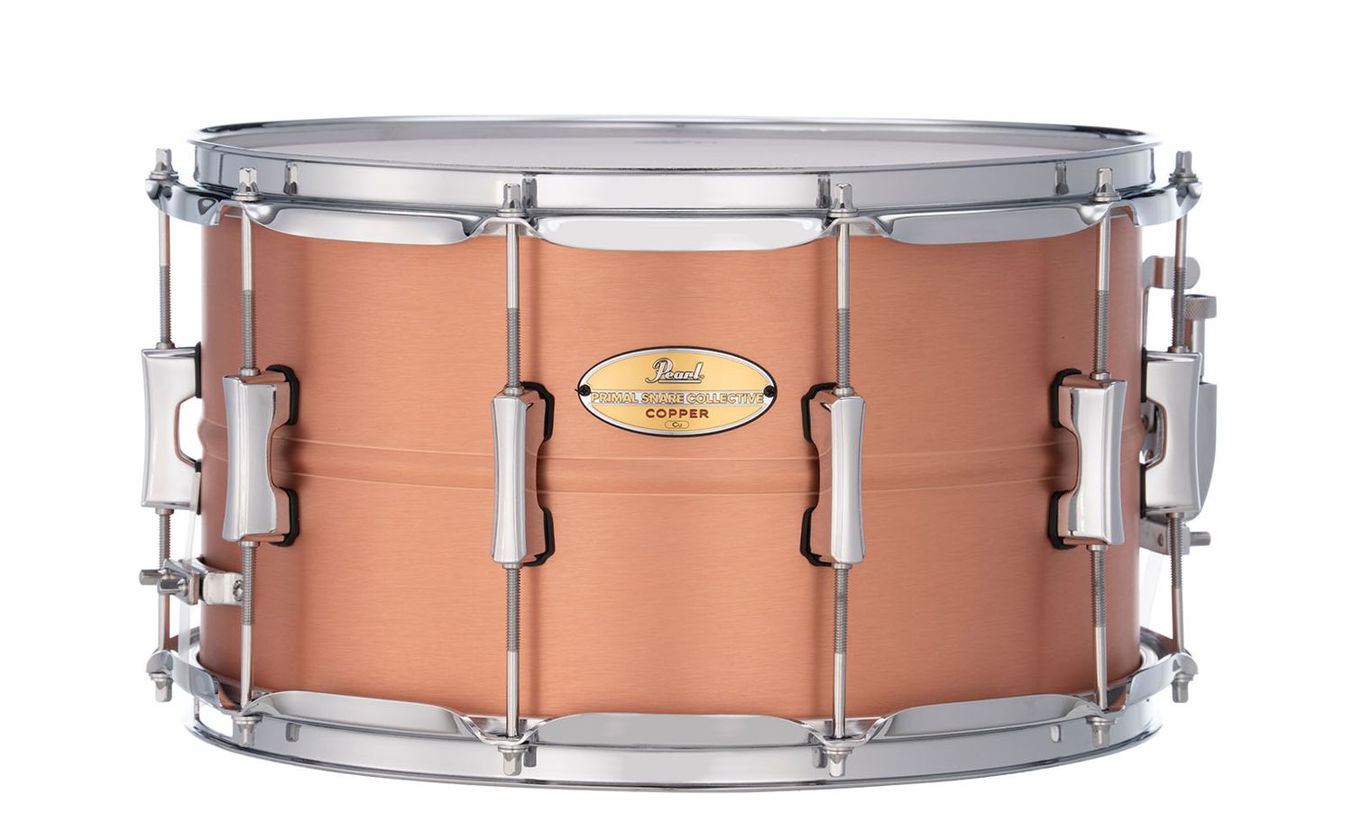 Pearl Primal  Collective 14"x8" Copper Snare Drum, Brushed Finish