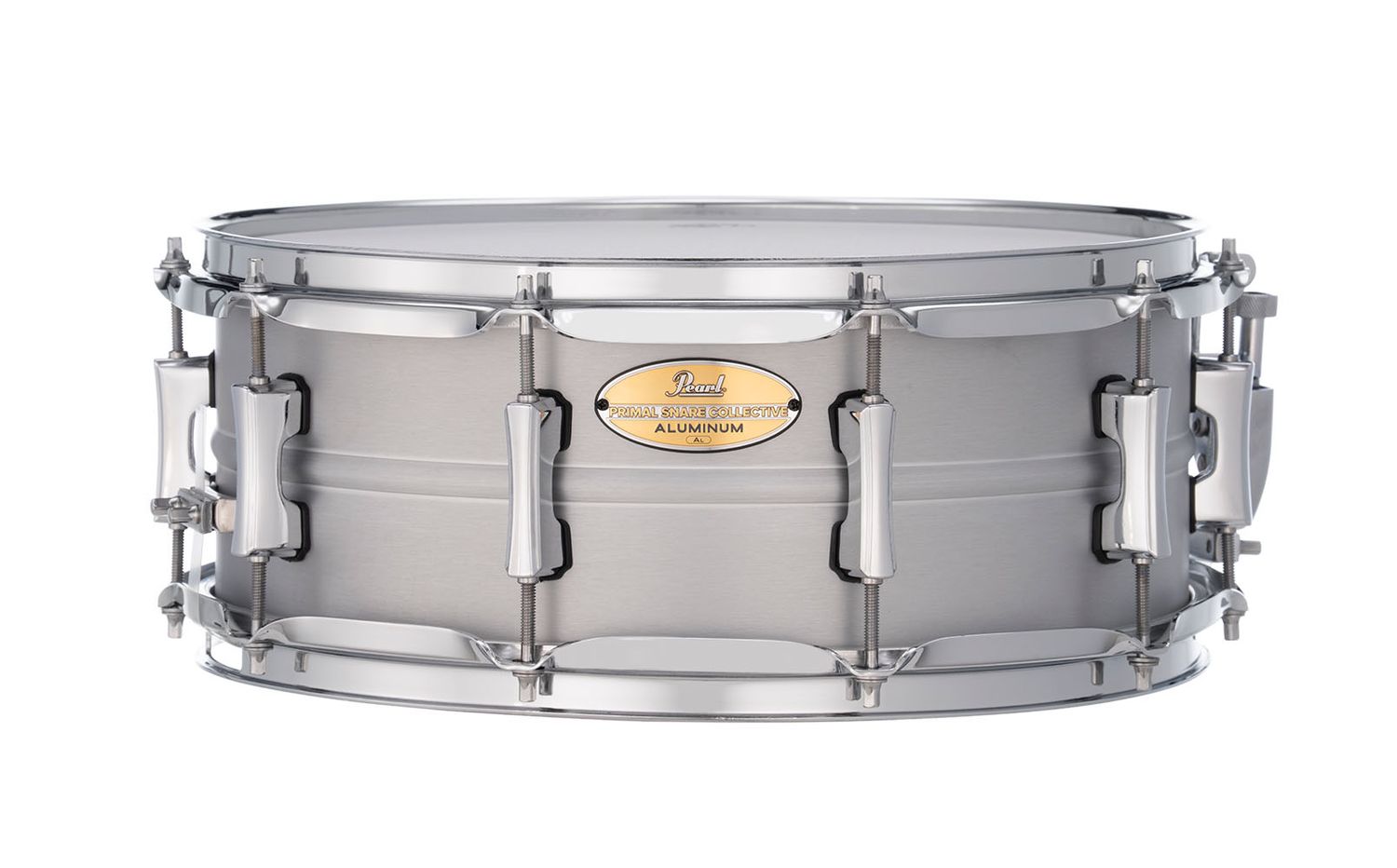 Pearl Primal  Collective 14"x5.5" Aluminum Snare Drum, Brushed Finish