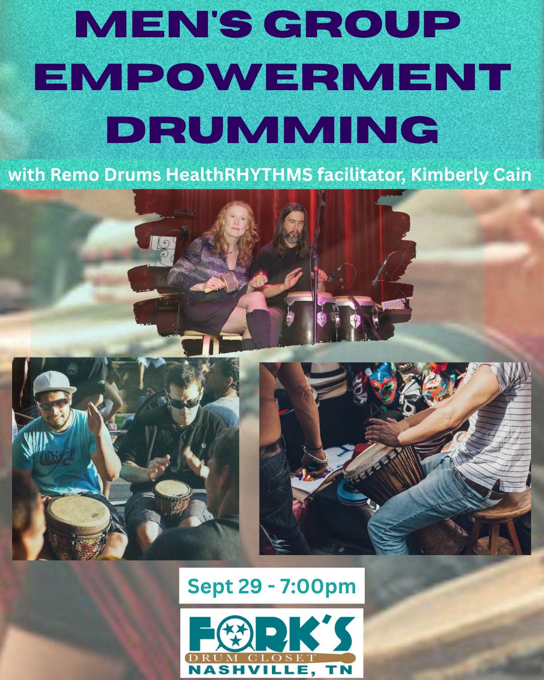 Men's Empowerment Drumming!