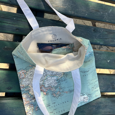 Totebag - Mapamundi Verda