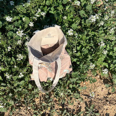 Totebag - Mapamundi Marró