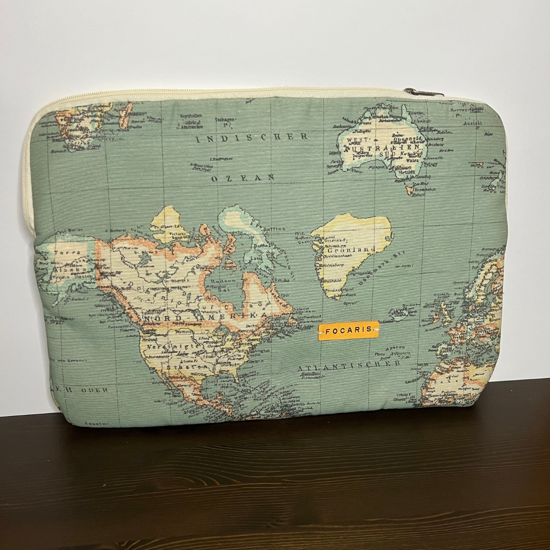 Funda de portátil y tablet - Mapamundi