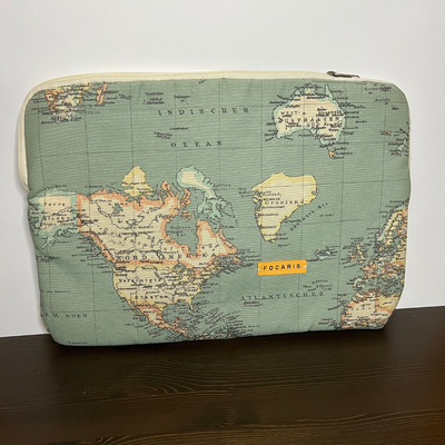 Funda de portátil y tablet - Mapamundi