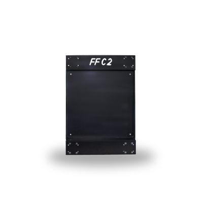 Powder coated black steel fast freddy 2 cart capable of handling up to 750lbs