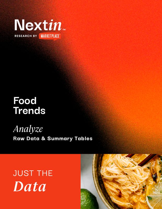 Just the Data: Food Market Research
