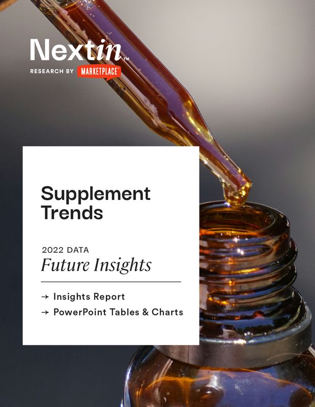 Supplement Consumer Trends, 2022 Data Supplement Consumer Trends, 2022 Data