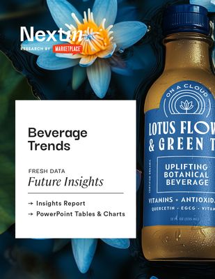 Nextin Beverage Trends and Insights: Beverage Report, Beverage Data Tables & Charts