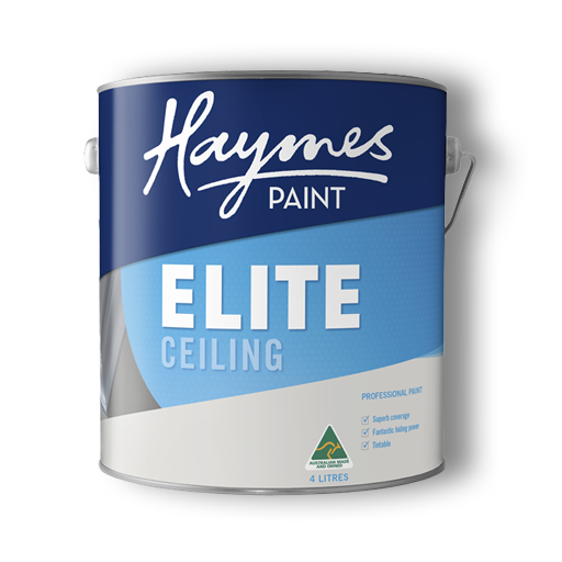 HAYMES ELITE CEILING FLAT 10L - WHITE AND PASTEL COLOURS