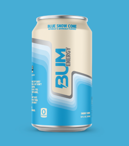 BUM Energy Blue Snow Cone