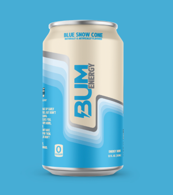 BUM Energy Blue Snow Cone
