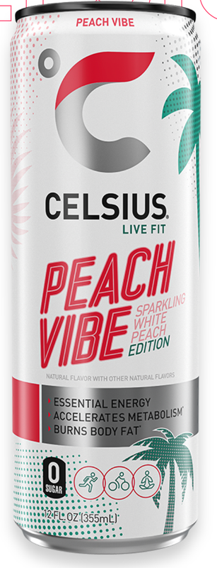 Celcius Peach Vibe