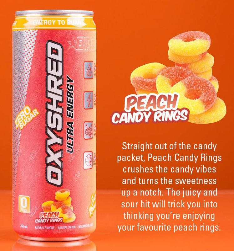 Oxyshred Energy Peach Rings