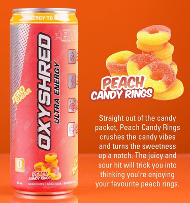 Oxyshred Energy Peach Rings