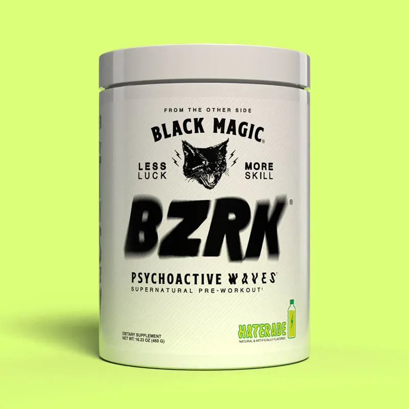 Black Magic BZRK Pre-Workout Haterade