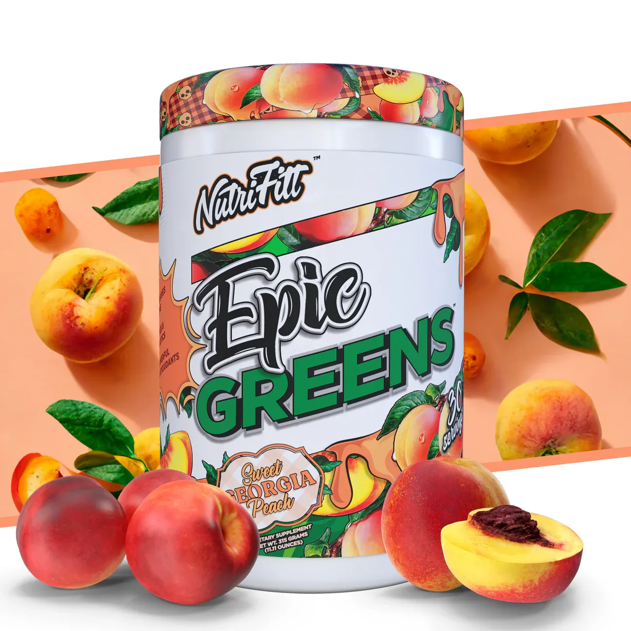 Nutrifitt Epic Greens Sweet Geogia Peach