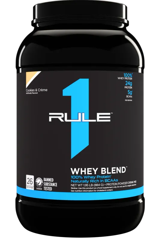 Rule 1 Whey Blend Cookie &amp; Creme 2LBS