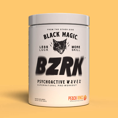 Black Magic BZRK Pre-Workout Peach Rings