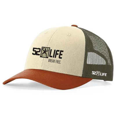 52 Life Brand Hat, Richardson 115, Cool hat, Awesome hat, Best fitting hat, Most comfortable hat, Break Free, Moss Green hat, Motivation hat, Live Life, bad ass hat, Birthday gift, Father's day Gift, fathers day gift, gift