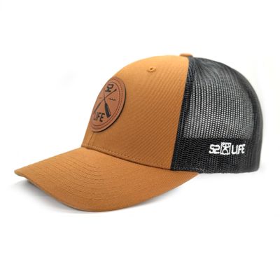 52 Life Patch Hat Paddle Brown Black Outdoor Adventure Minnesota Camping Hat