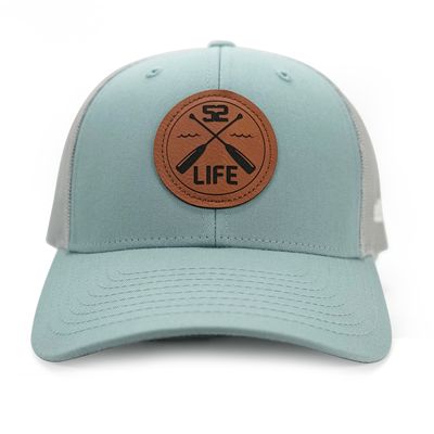 52 LIFE Paddle Trucker Hat | Smoke/Aluminum | Snap Back Trucker Cap 52 Life Smoke Aluminum Paddle Hat Snap Back