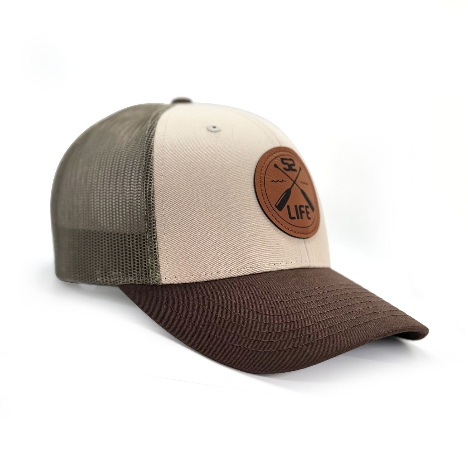 R112 Paddle, Lifestyle, Patch Brown-Green-Khaki