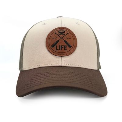 R112 Paddle, Lifestyle, Patch Brown-Green-Khaki