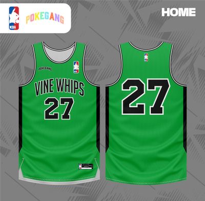 Boston Vinewhips LUFFY 27 Jersey -- Size: Large [Green Color]