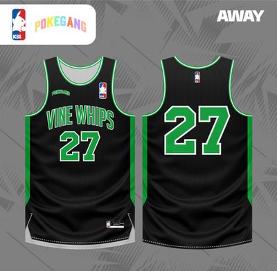 Boston Vinewhips LUFFY 27 Jersey -- Size: Large [Black Color]