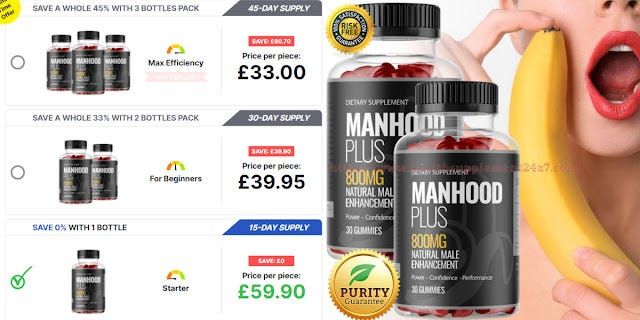 Manhood Plus Gummies UK Ireland Reviews