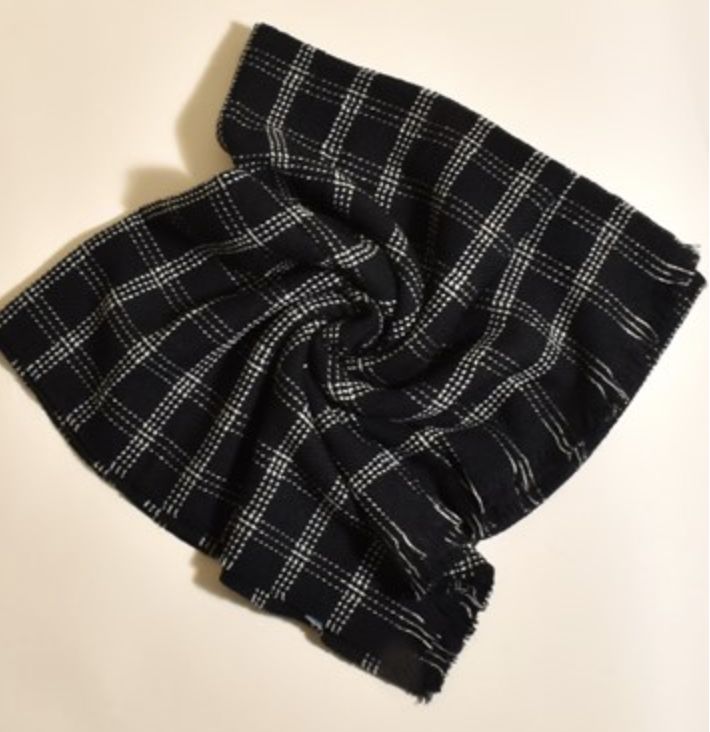 Rita Plaid Stitch Scarf