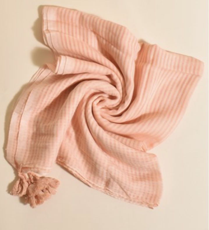Super Light Weight Tassel Scarf